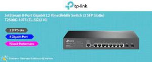 TP-LINK TL-SG3210 JETSTREAM 8 PORT GIGABIT L2 2 SFP SLOTLU YÖNETİLEBİLİR SWITCH