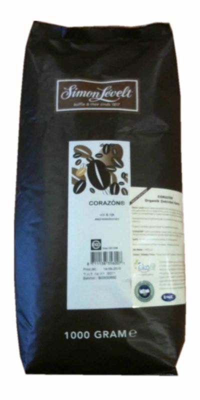 SIMON LEVELT ORGANİK KAHVE / CORAZON - ÖZEL HARMAN ESPRESSO ÇEKİRDEK KAHVE 1000GR.
