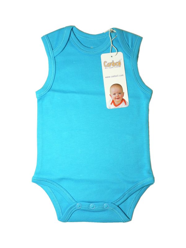 ORGANİK KOLSUZ BODY ( TURKUAZ )
