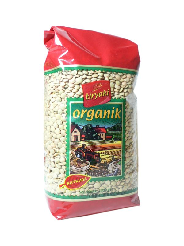 ORGANİK YEŞİL MERCİMEK 1KG.