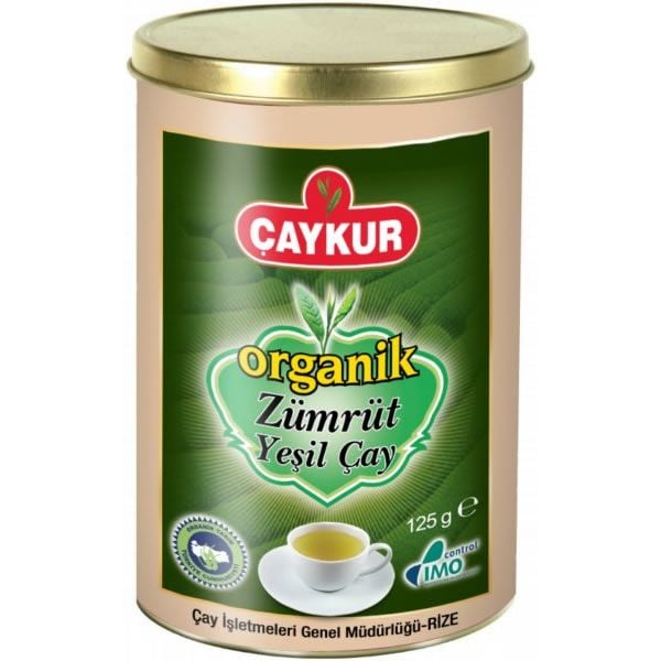 ÇAYKUR ORGANİK ZÜMRÜT YEŞİL ÇAY 125GR
