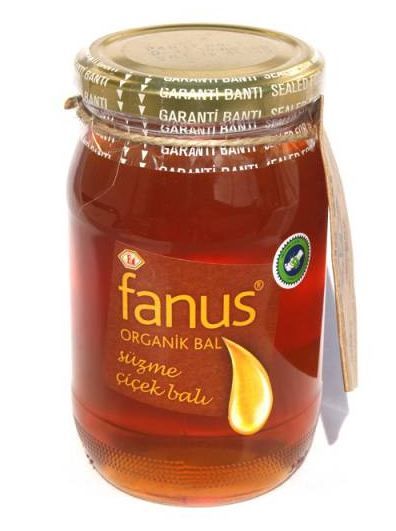 Fanus Organik Süzme Çiçek Balı 460 gr
