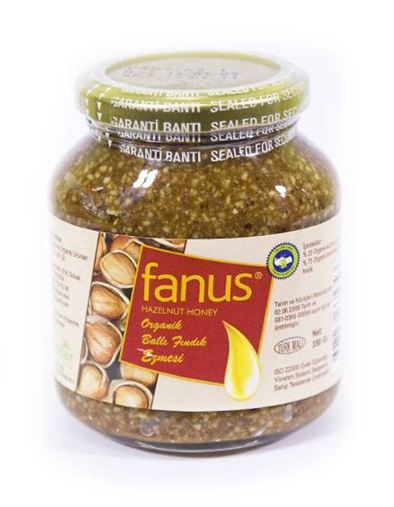 Fanus Organik Ballı Fındık Ezmesi (Fındık Parçacıklı) 350 gr