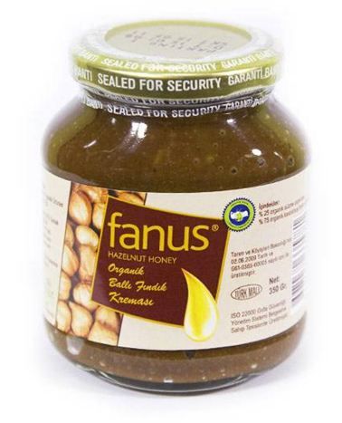 Fanus Organik Ballı Fındık Kreması 350 gr