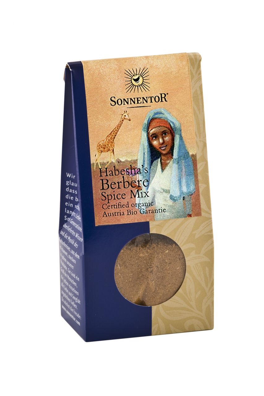 HABESHA’S BERBERE SPICE MIX, 35 g(Kırmızı biberli, Zencefilli, Sarımsaklı, Fesleğenli Organik Baharat Karışımı)