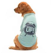 Orta ve Büyük Irk Köpek T-shirt - Wake Up Yeşil