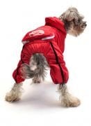 Paçalı Köpek Yağmurluk -  Pocket  Kırmızı