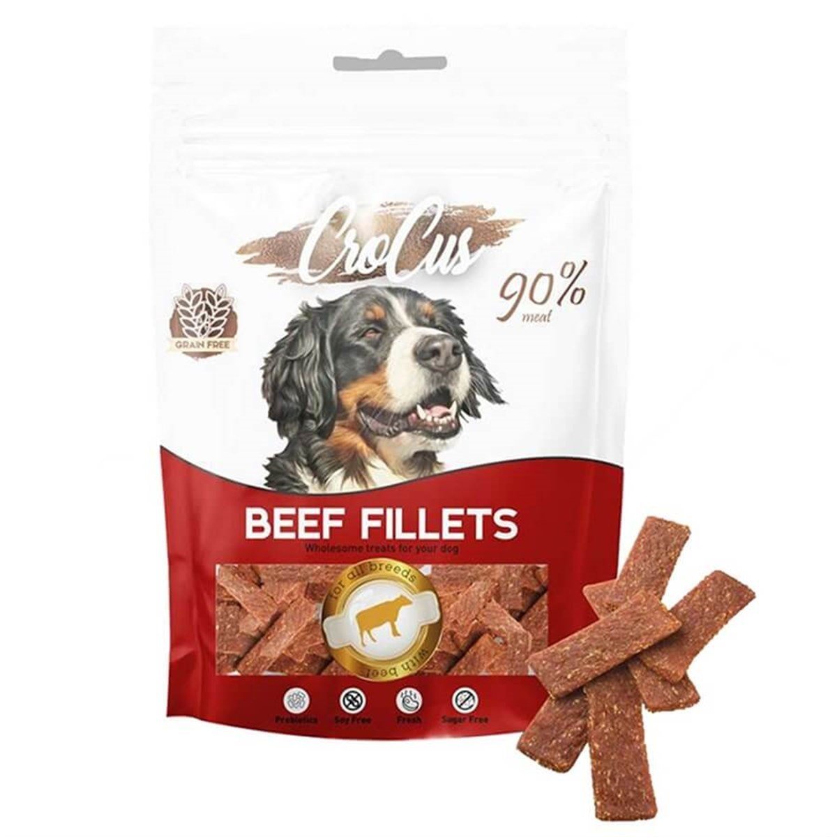 Crocus Beef Fillets Biftekli Köpek Ödülü 80 gr