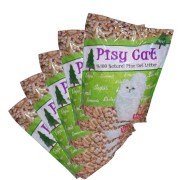 Pisy Cat Doğal Çam Ağacı Kedi Kumu 5 Adet 2,0 Kg