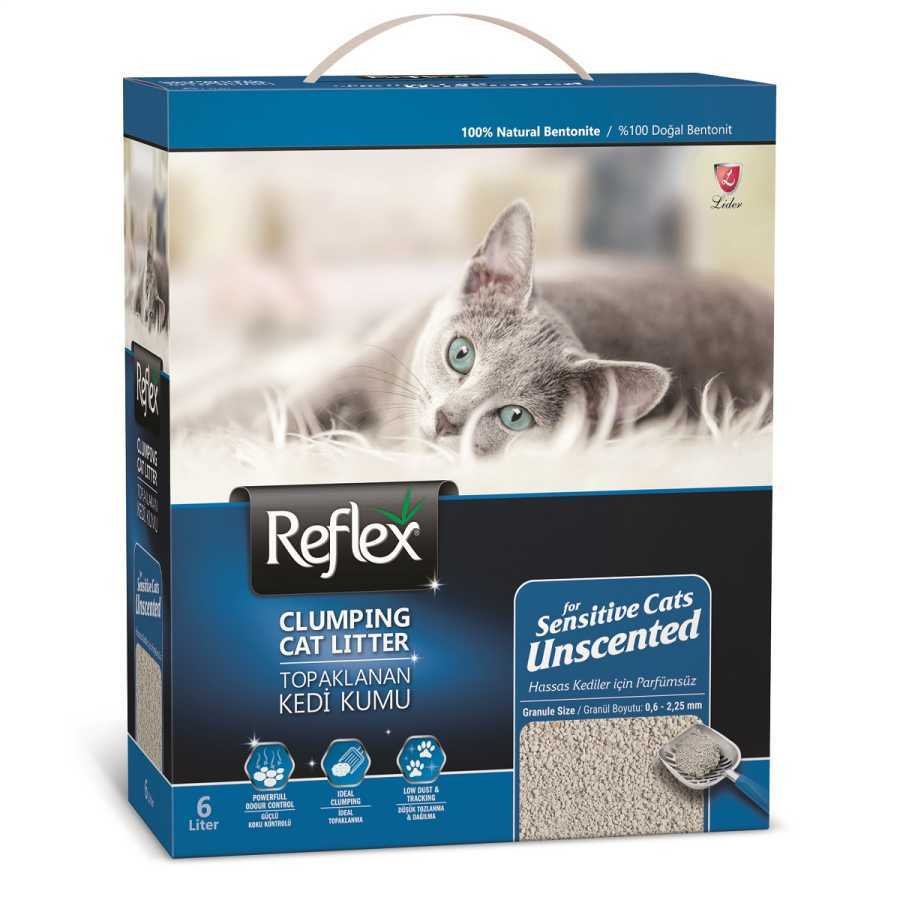 Reflex Sensitive Kokusuz Kedi Kumu 6 Lt