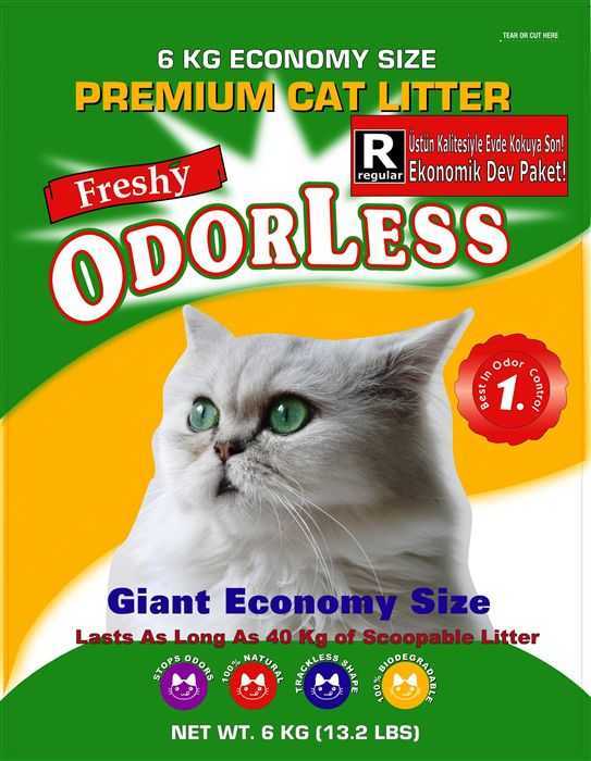 Odorless Ekstra Kristal Kedi Kumu 6 Kg