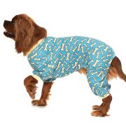 Küçük ve Orta Irk Köpek Pijama Tulum - Bones - Köpek Kıyafeti