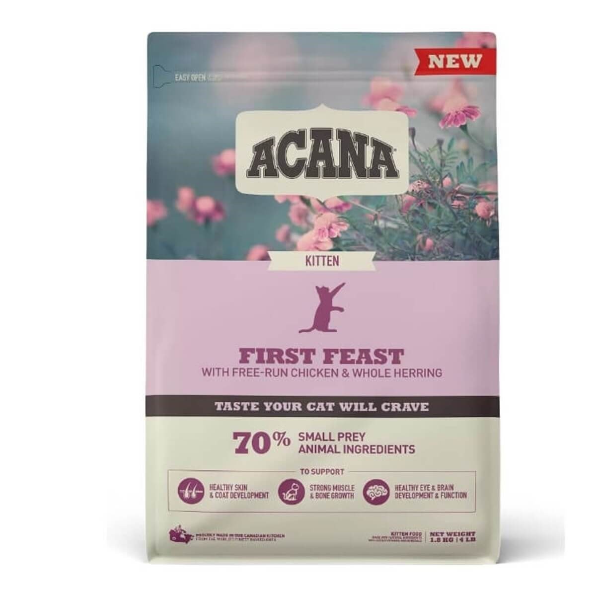 Acana First Feast Kitten Tavuklu Balıklı Yavru Kedi Maması 340 gr