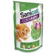 Sanicat Fresh Parfümlü Topaklanan Silika Kedi Kumu 5 L