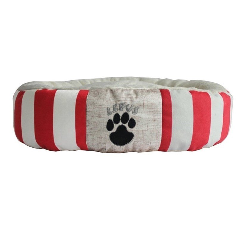 Lepus Simit Kedi Ve Köpek Yatağı 57x16 Kırmızı