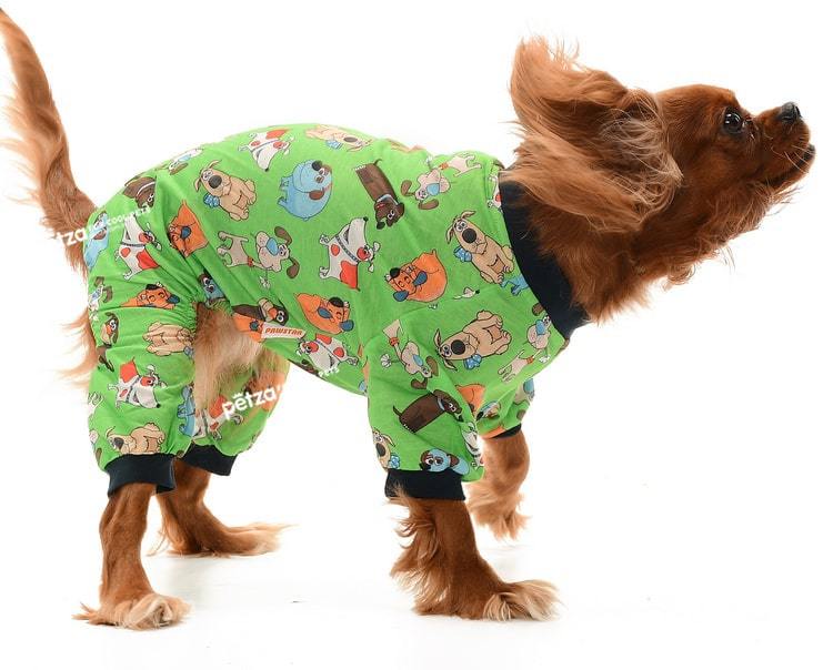 Küçük ve Orta Irk Köpek Pijama Tulum - Aren - Köpek Kıyafeti