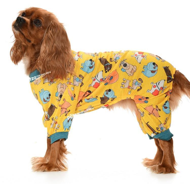 Küçük ve Orta Irk Köpek Pijama Tulum - Gunda - Köpek Kıyafeti