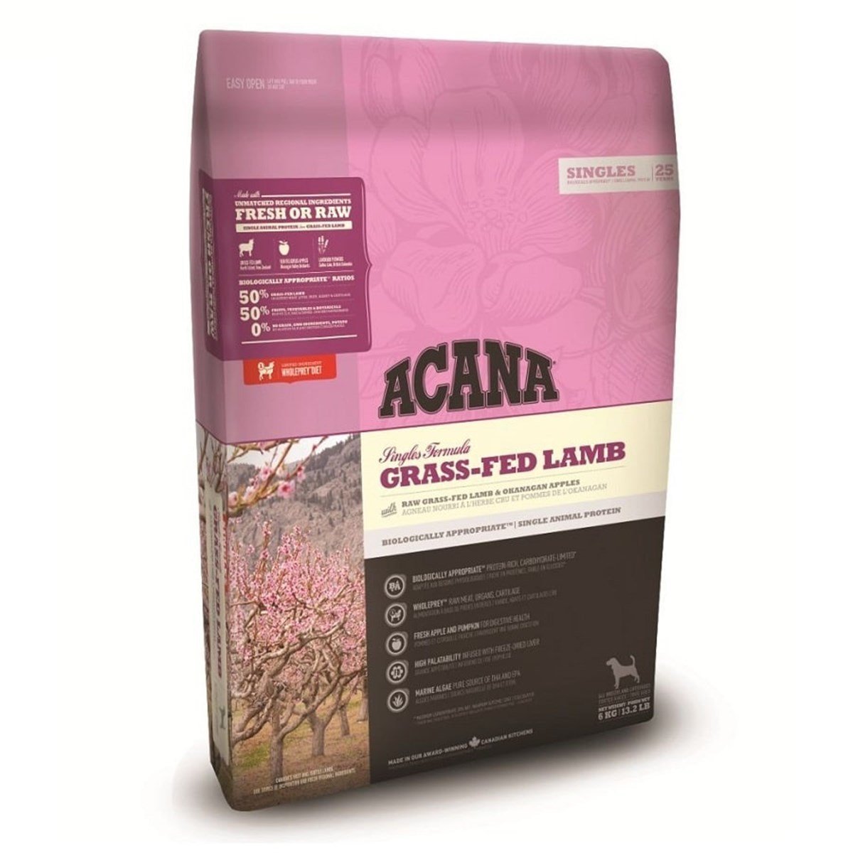 Acana Grass-Feed Kuzulu Kuru Köpek Maması 6 Kg