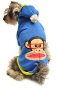 Köpek Sweatshirt - Funny Monkey Lacivert