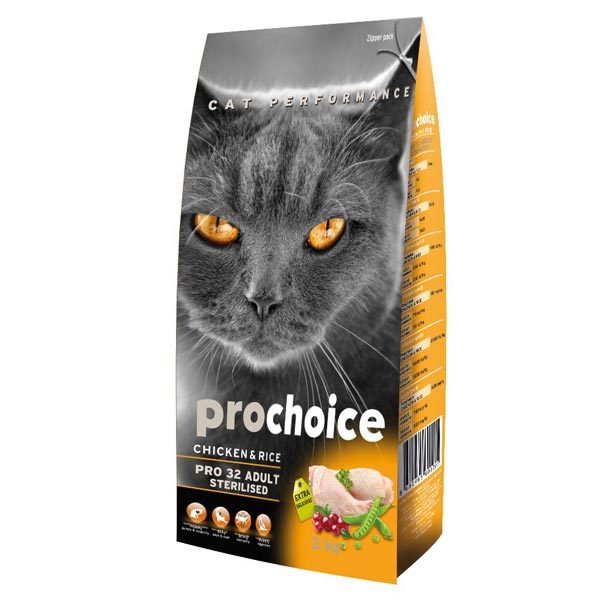 Pro Choice Pro 32 Sterilised Kısırlaştırılmış Kedi Maması 15 Kg