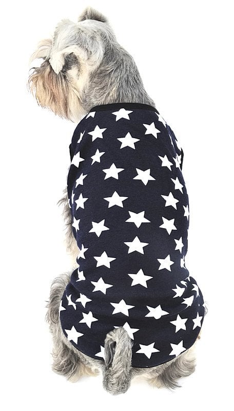 Köpek Küçük ve Orta Irk T-shirt Star Lacivert
