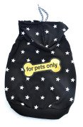 Köpek Küçük ve Orta Irk Sweatshirt Juho Siyah