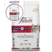Felicia Düşük Tahıllı Kuzulu Yetişkin Kedi Maması 12 kg