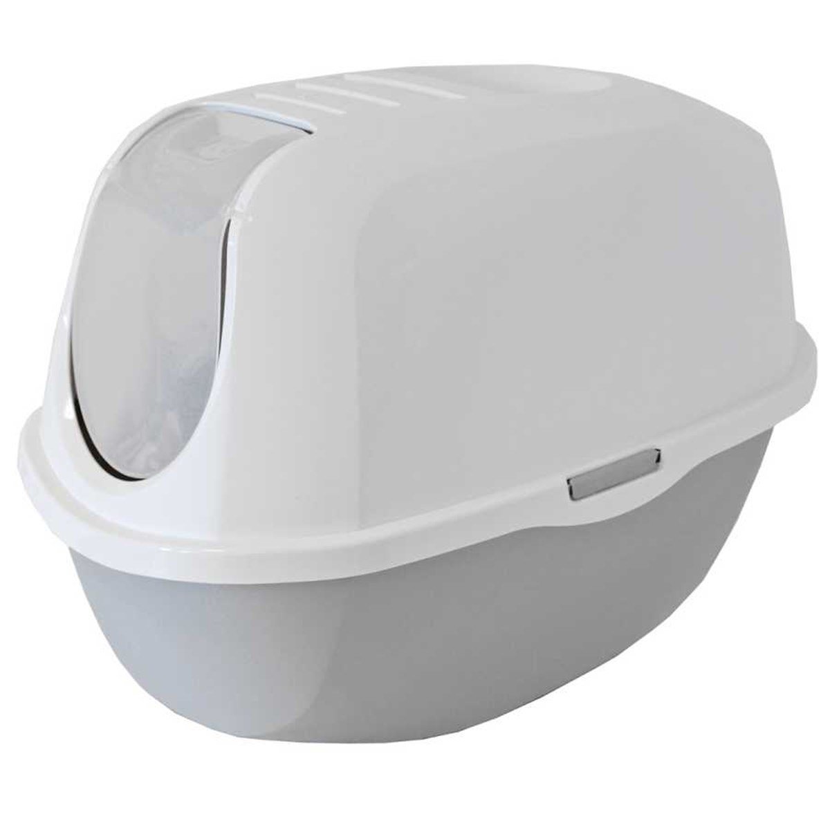 Moderna Smart Kapalı Kedi Tuvaleti 53 Cm Gri
