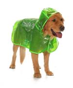 Köpek Büyük Irk Yağmurluk Otso Şeffaf Yeşil