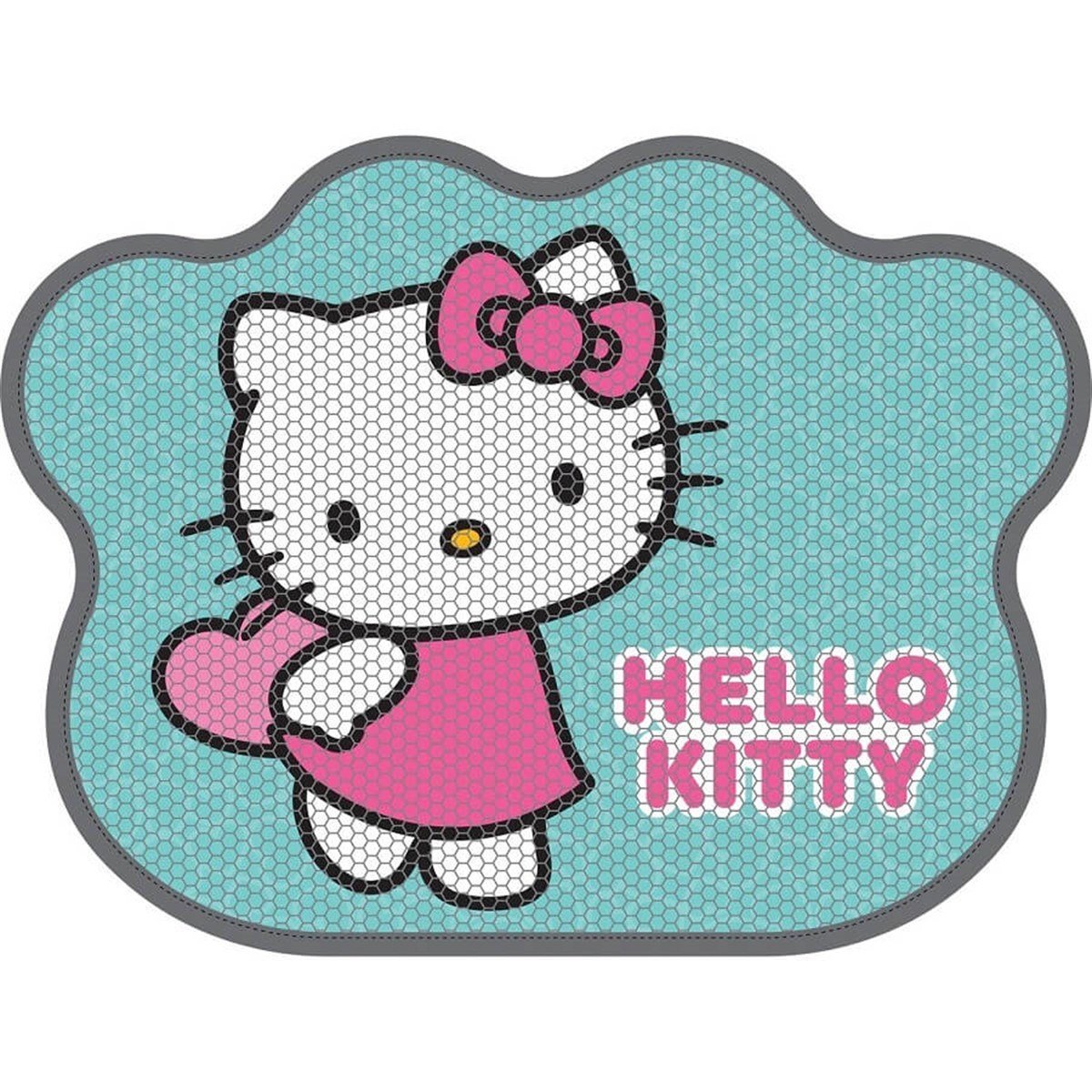 Hello Kitty Patili Turkuaz Kedi Paspası