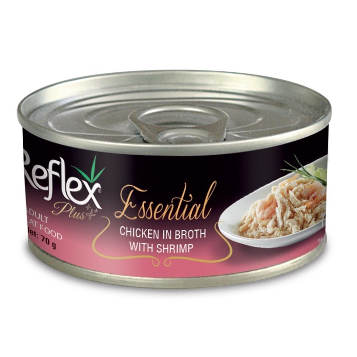 Reflex Plus Essential Tavuklu Karidesli Kedi Konservesi 70 Gr