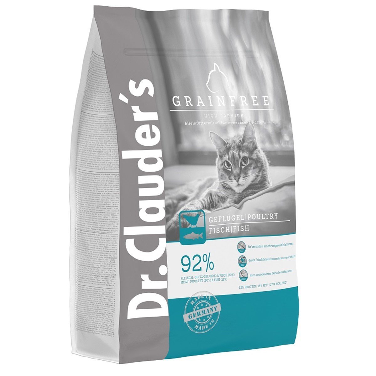 Dr.Clauders Tahılsız Tavuklu Balıklı  Kedi Maması 4 Kg