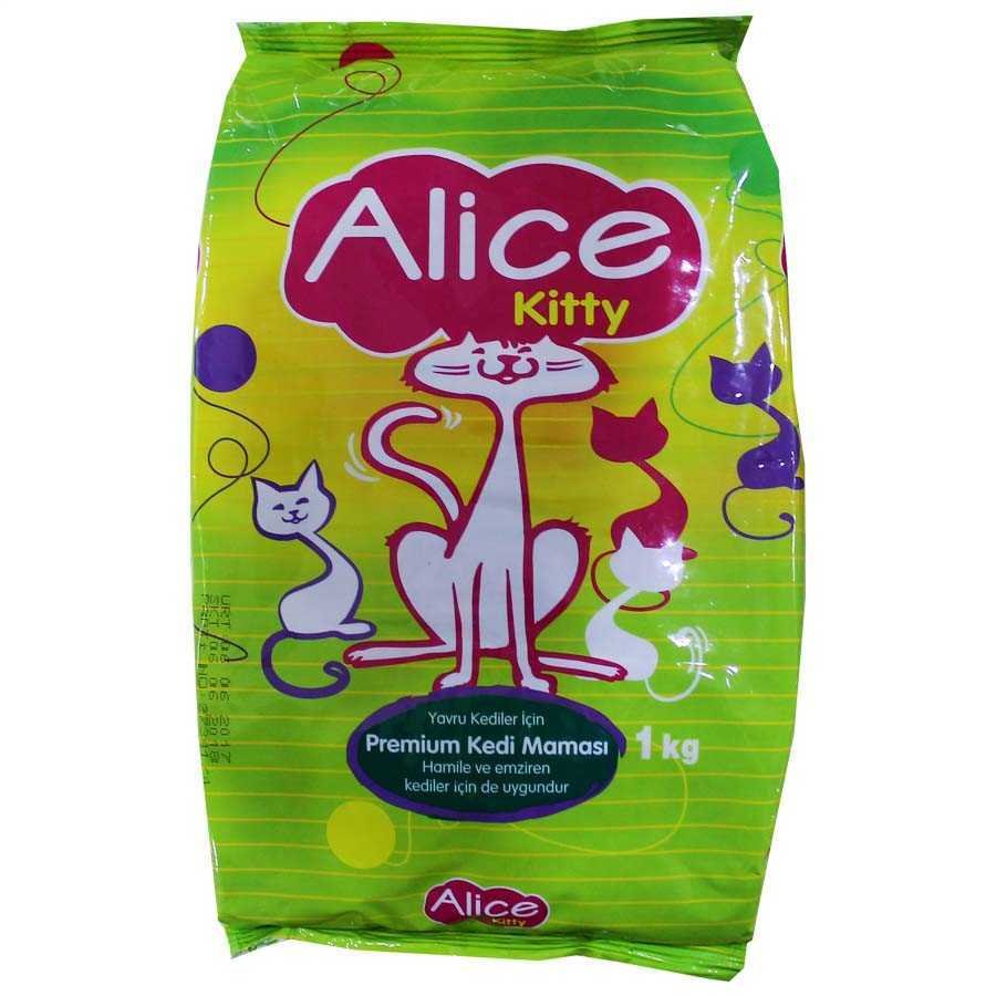Alice Kitty Tavuklu Yavru Kuru Kedi Maması 1 kg