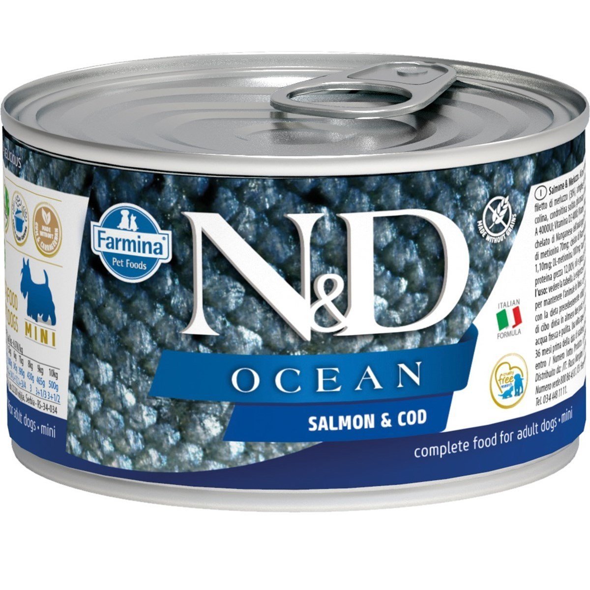 N&D Mini Ocean Alabalık Somonlu Köpek Konservesi 140 GR