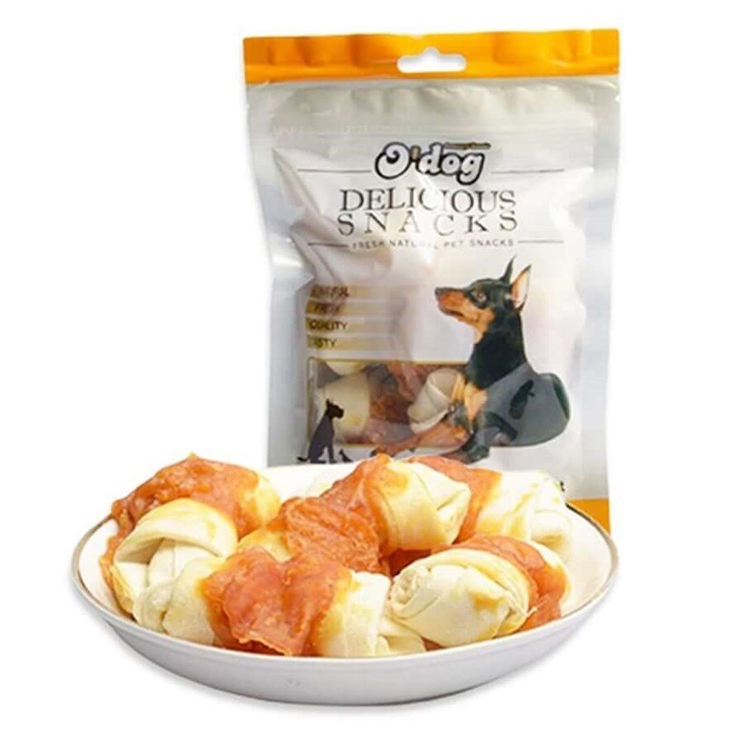 O Dog Tavuklu Sargılı Kemik Köpek Ödülü 100 Gr