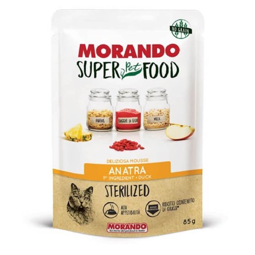 Morando Super Food Tahılsız Kısır Ördekli Pouch Kedi Konservesi 85gr