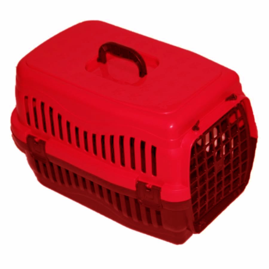 PetStyle Taşıma Kabı 48,5X32X32 cm Kırmızı Renk