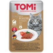 Tomi Tavuklu Domatesli Tahılsız Pouch Kedi Konservesi 100 Gr