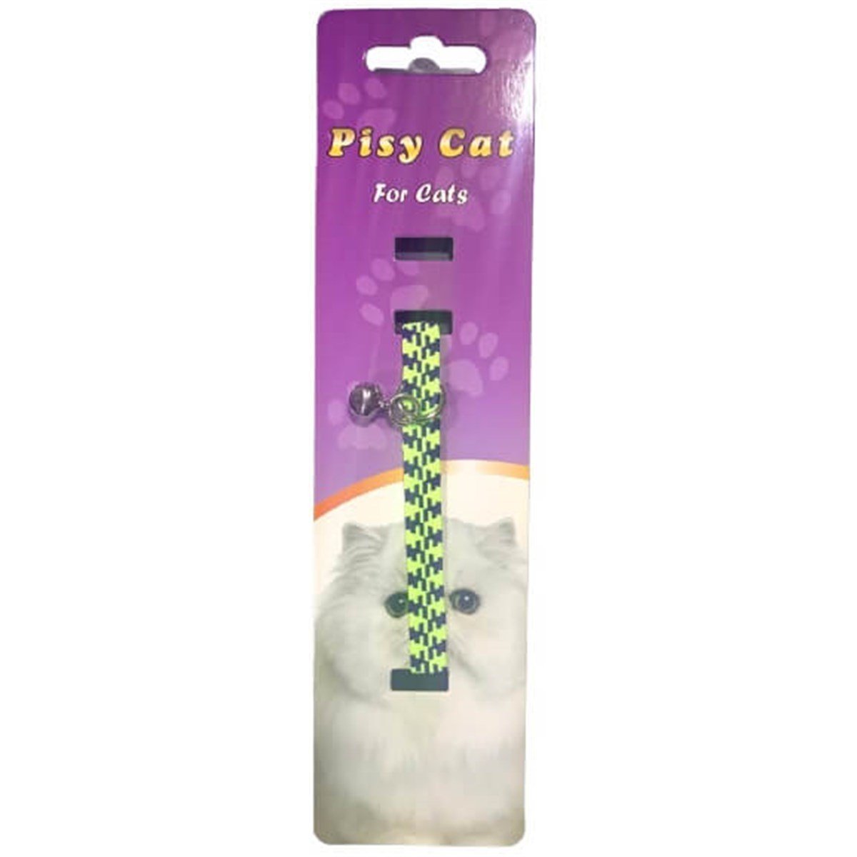 Pisy Cat Elastik Kedi Boyun Tasması Sarı