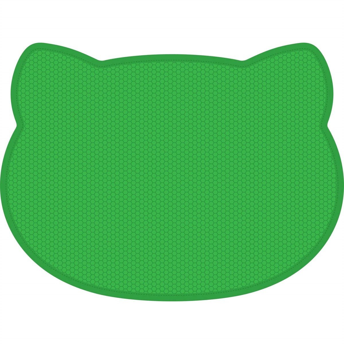 PetCorn Elekli Kedili Tuvalet Önü Paspası Yeşil