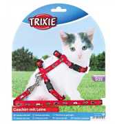 Trixie Geschirr Mit Leine Yavru Kedi Göğüs Tasması 28-33 Cm