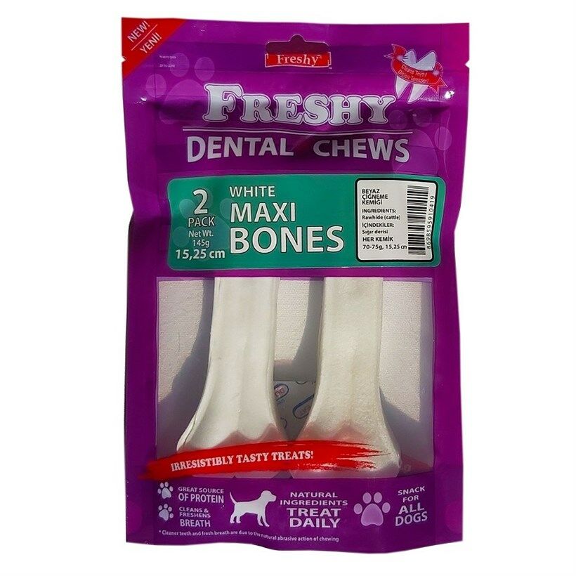 Freshy Maxi Dental 15 Cm Kemik 2 Adet