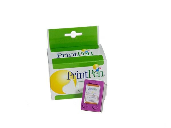 Printpen HP 302XL (F6U67A) Renkli Muadil Kartuş Yüksek Kapasite