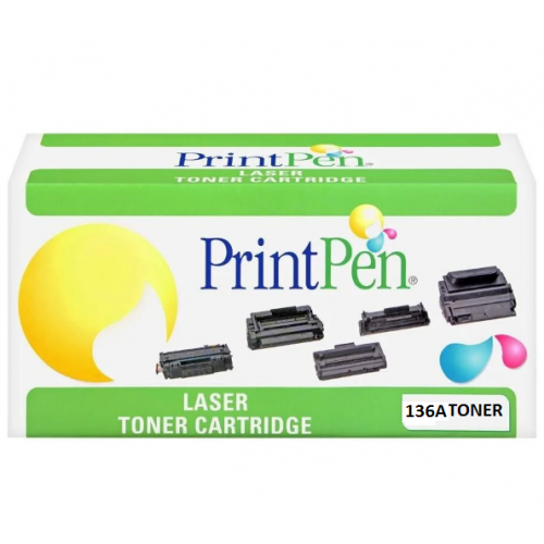 Printpen HP W1360A - 136A -  Chipsiz Toner