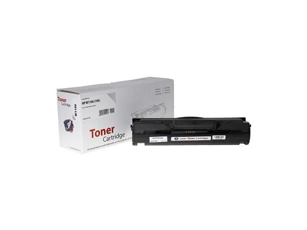 HP W1106X (106X) Muadil Toner Siyah Chipsiz