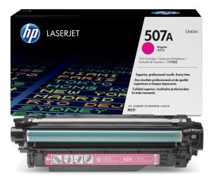 HP CE403A Orjinal Kırmızı Toner (507A)