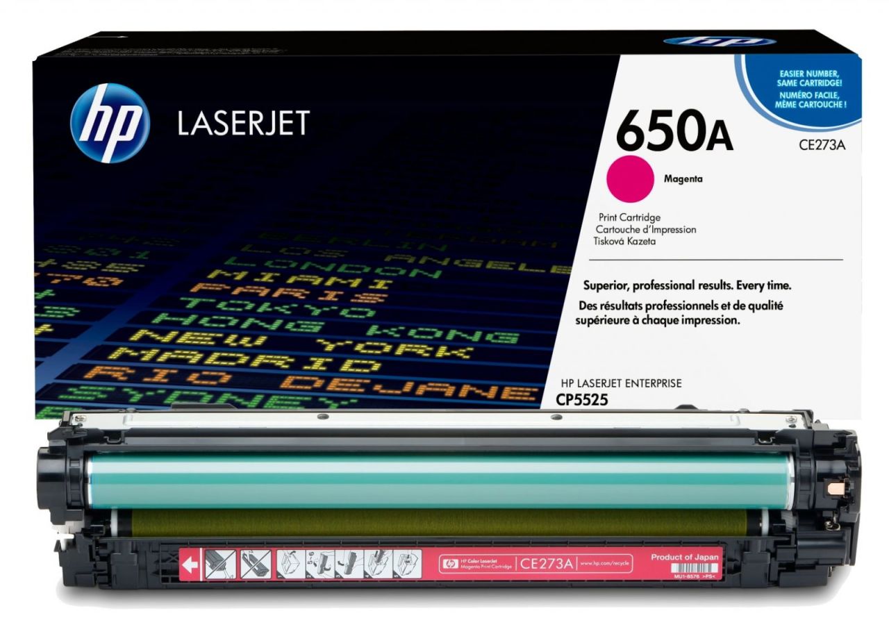HP CE273A Orjinal Kırmızı Toner (650A)