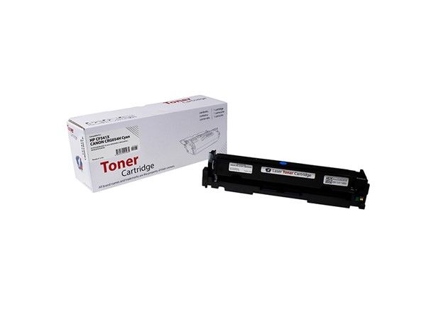 HP CF541X Mavi Muadil Toner - 203X - Yüksek Kapasite
