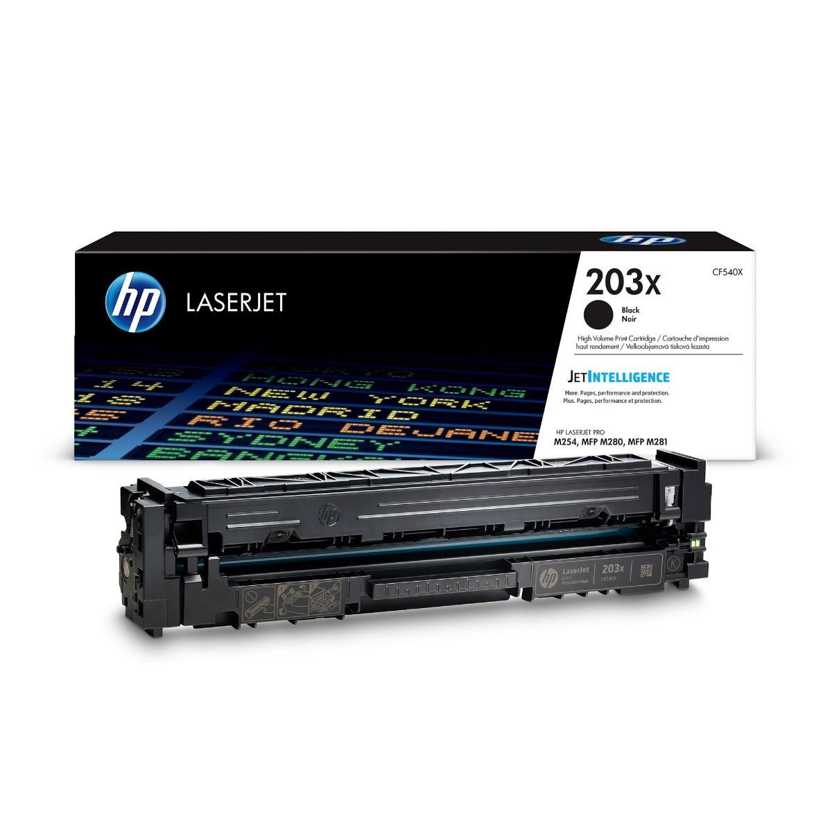 HP CF540X Siyah Orjinal Toner (203X) Yüksek Kapasite