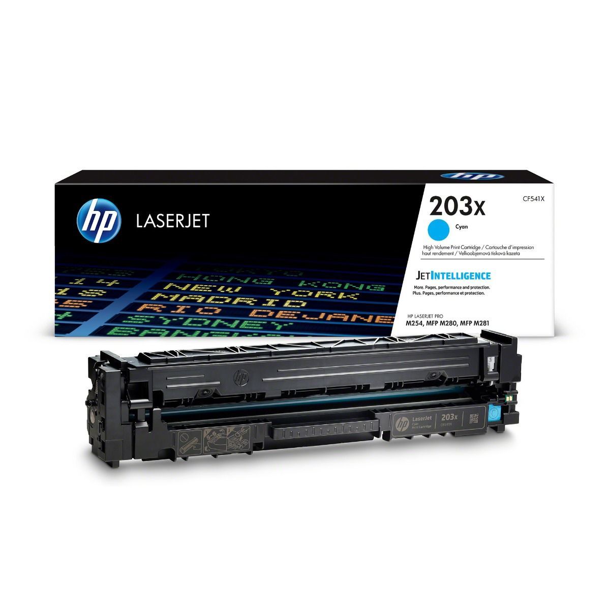 HP CF541X Mavi Orjinal Toner - 203X - Yüksek Kapasite